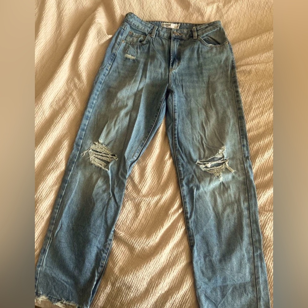 Garage Denim Vintage Straight Blue Jeans